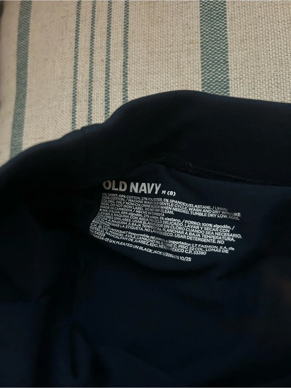 Navy Uniform Skorts